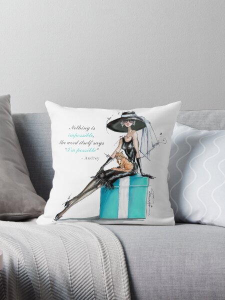 Vista previa del artículo con la obra «Ilustración de moda de Audrey - ¡Nada es imposible!», diseñado y vendido por SDupre.