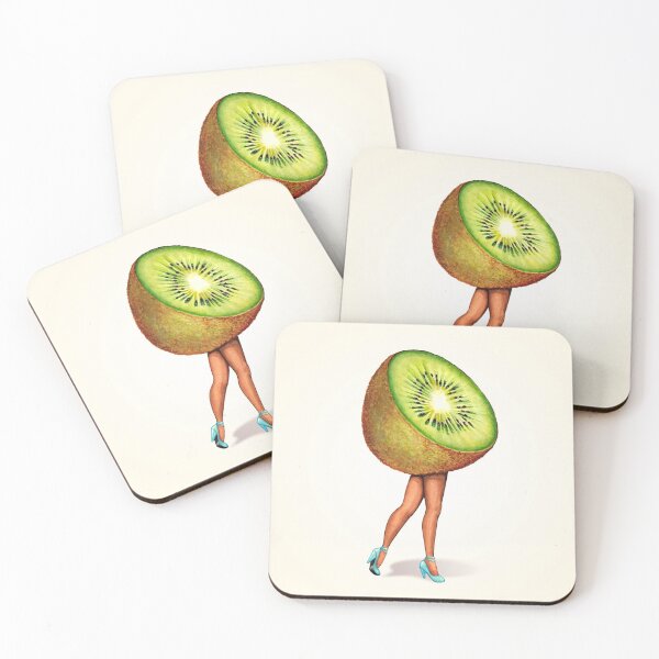 Item preview, Fruit Pin-Up: Kiwi designed and sold by Kelly  Gilleran.