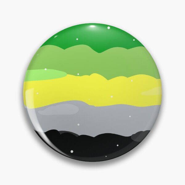 Item preview, aro pride flag designed and sold by HereLieDragons.