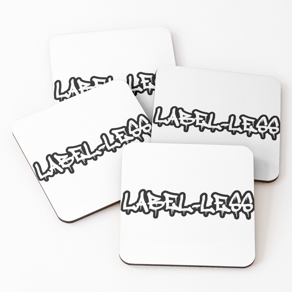 Item preview, Coasters (Set of 4) designed and sold by LABEL-LESS.