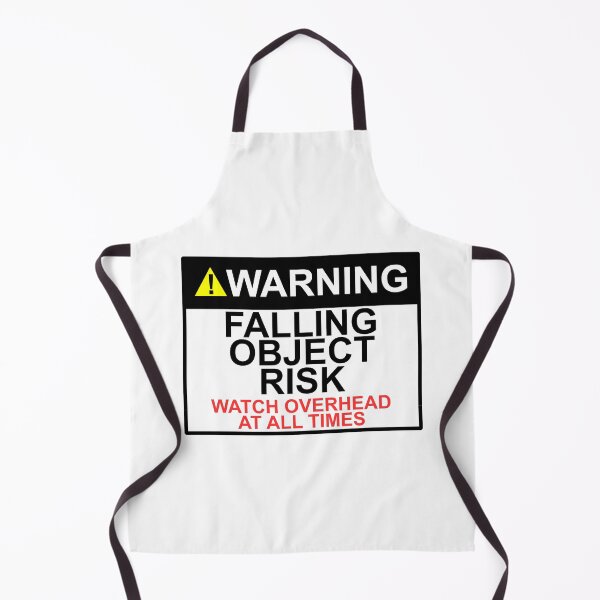 Item preview, WARNING falling object risk sign designed and sold by SumoShark.