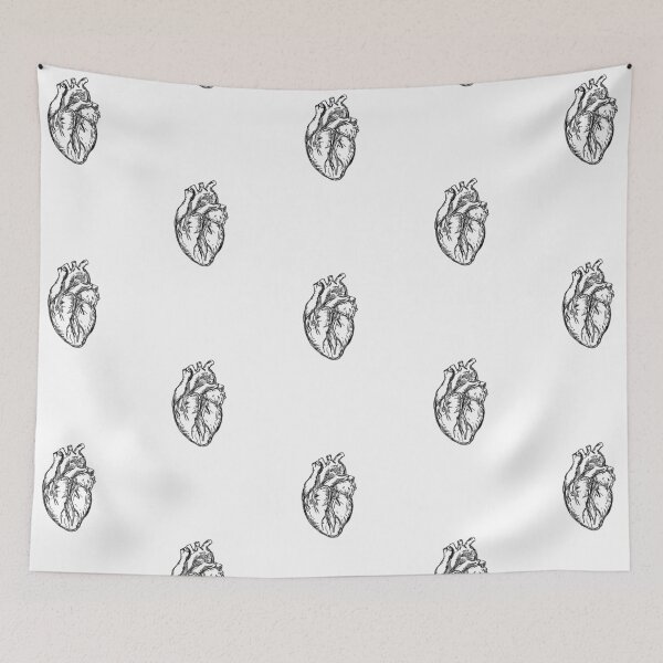 Item preview, Realistic Heart- Sketch- Heart designed and sold by VtheArtist.