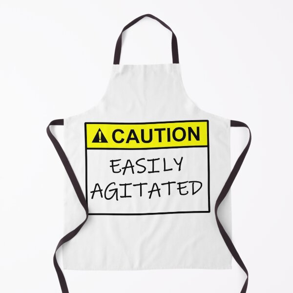 Item preview, Caution Easily Agitated designed and sold by SumoShark.