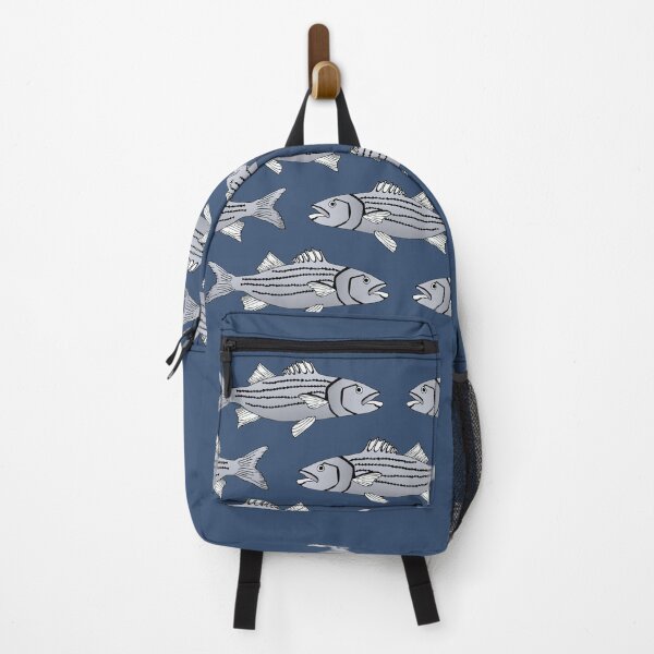 Vista previa del artículo con la obra «pescado bajo rayado! lil fishie - ¡ido a pescar!», diseñado y vendido por kellzy.