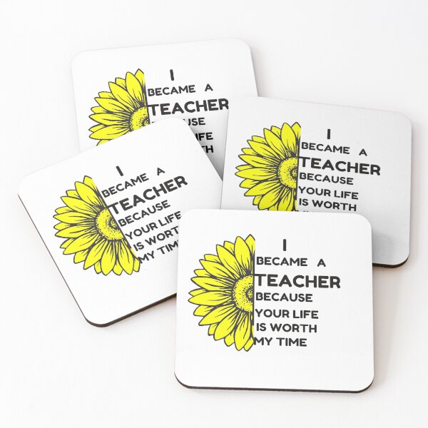 Item preview,  I became a teacher because your life is worth my time designed and sold by Sharon111.