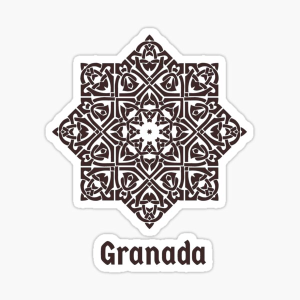 Granada España souvenirs españa Pegatina