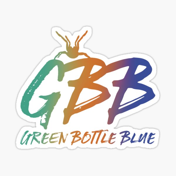 Item preview, GBB green bottle blue colorful tarantula spider design designed and sold by Avicularious.