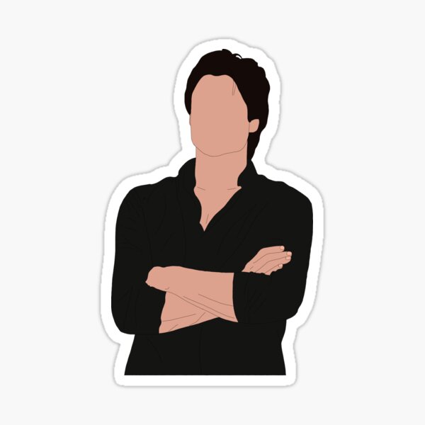 Damon Salvatore Sticker