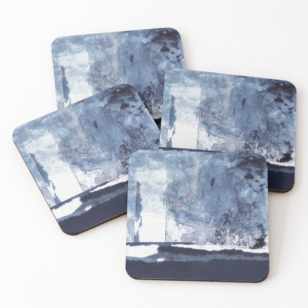 Item preview, Blue white abstract designed and sold by ElaSzczepaniak.