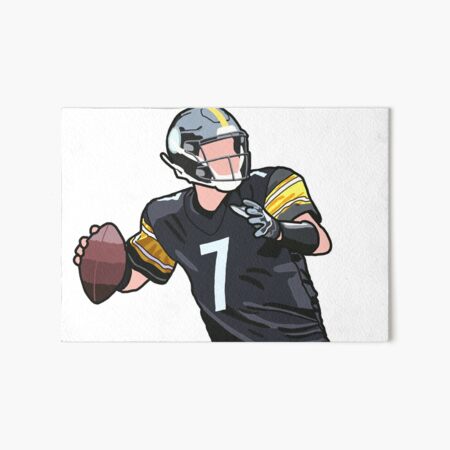 Ben Roethlisberger Jersey Art Board Print for Sale by WalkDesigns