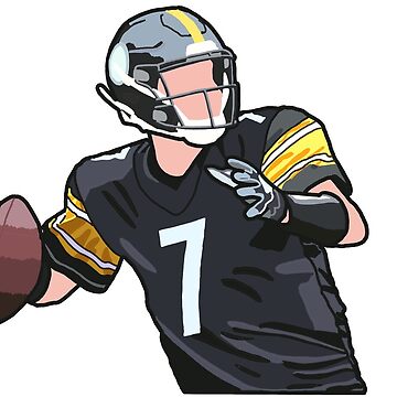 Ben Roethlisberger Jersey Art Board Print for Sale by WalkDesigns