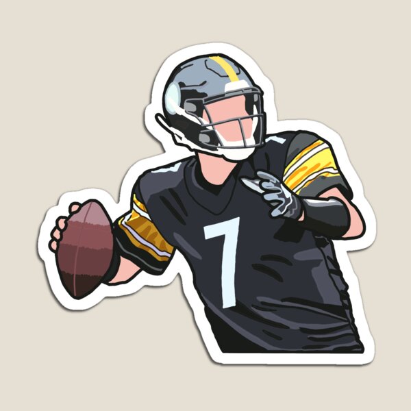 Ben Roethlisberger Jersey Magnet for Sale by WalkDesigns