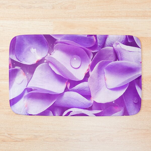 Item preview, Púrpura pétalos de rosa agua naturaleza flores frescas designed and sold by Adri Graterol.