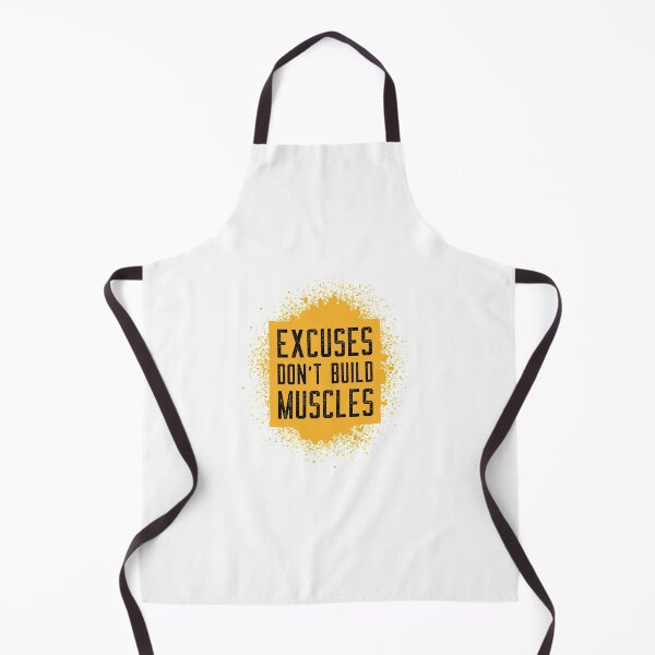 Item preview, Excuses Don't Build Muscles designed and sold by Heckabes.