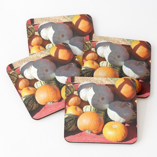 Item preview, A cart full of pumpkins and squashes. designed and sold by pinkal.
