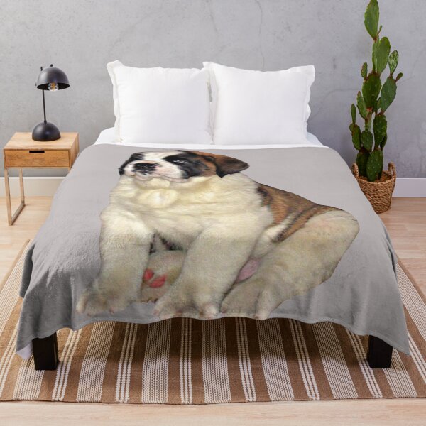 Item preview, Aloof 8 week old St Bernard puppy designed and sold by stretchtees.