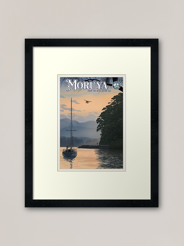 Alternate view of Moruya Framed Art Print