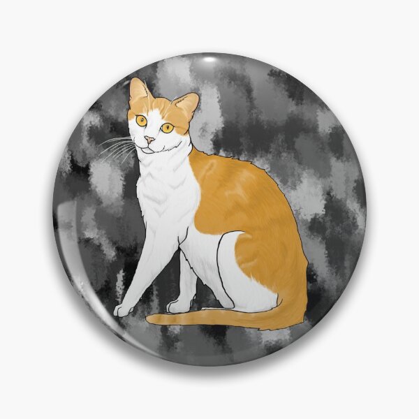 Item preview, Orange and White Cat designed and sold by TinkerandBone.