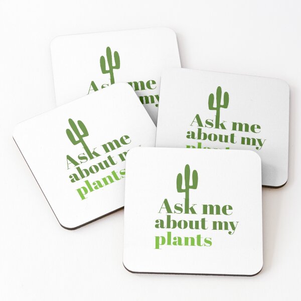 Item preview, ASK ME ABOUT MY PLANTS - PLANTS LOVER - LOVE PLANTS - CACTUS  designed and sold by Tropical Blood.