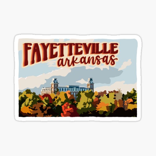 Vista previa del artículo con la obra «Fayetteville, Arkansas», diseñado y vendido por Lauren Isenhower.