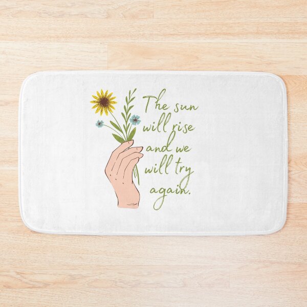 Item preview, The sun will rise and we will try again - Flowers designed and sold by KarolinaPaz.