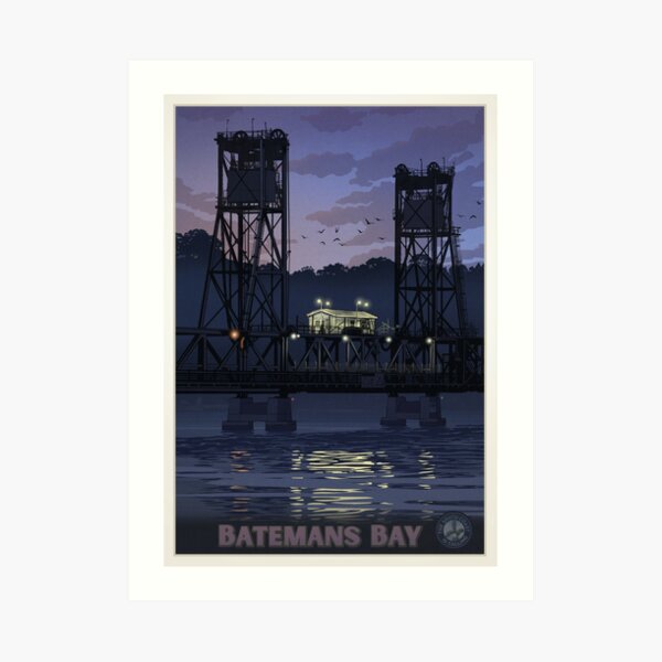 Batemans Bay Bridge Art Print