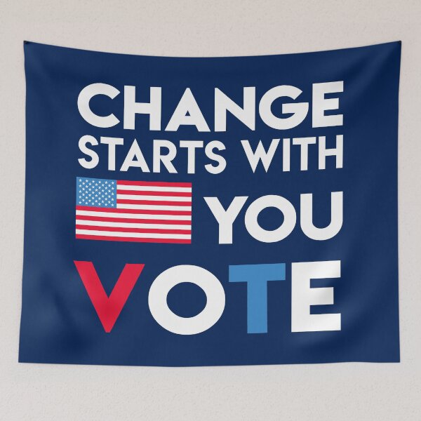 Item preview, Change Starts With You Vote  designed and sold by StudioTina.