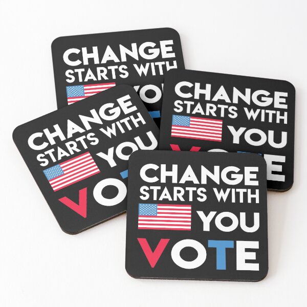Item preview, Change Starts With You Vote  designed and sold by StudioTina.