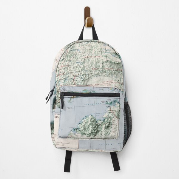 Item preview, 1959 Australia Relief Map 3D digitally-rendered designed and sold by ThinkAboutMaps.