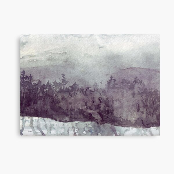 Plein Air Snow Lámina metálica