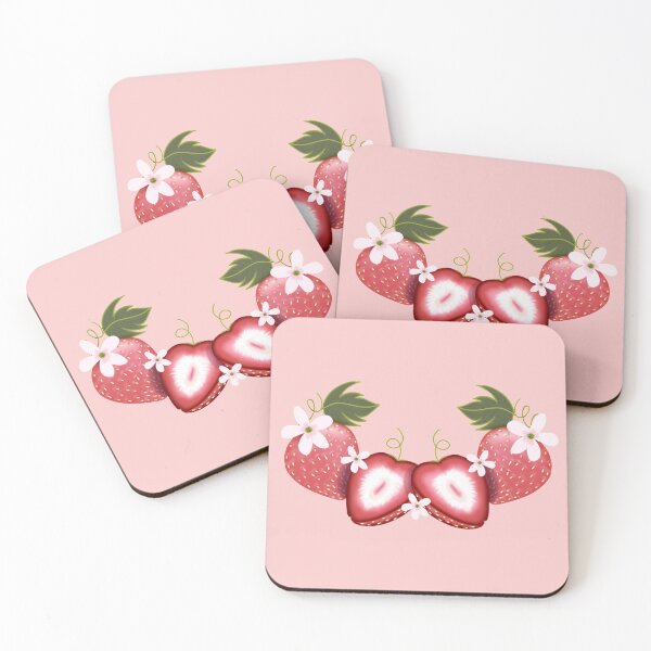 Item preview, Strawberry Bloom designed and sold by NiftyNebula.