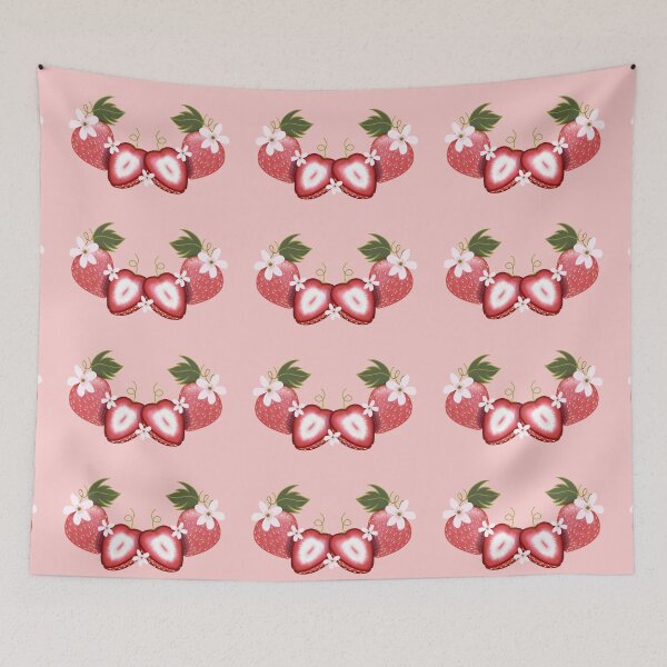 Item preview, Strawberry Bloom designed and sold by NiftyNebula.