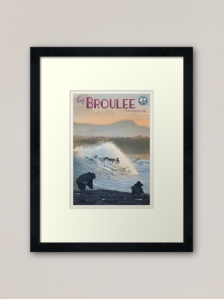 Alternate view of Broulee Framed Art Print