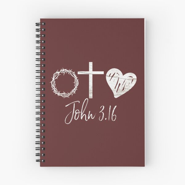 Item preview, John 3.16 Symbols Christian  designed and sold by motivateme.