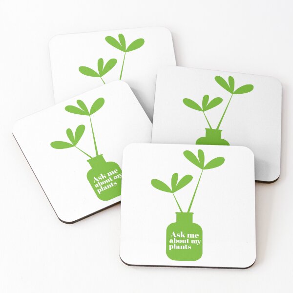 Item preview, ASK ME ABOUT MY PLANTS - PLANTS - PLANT LOVER - LOVE designed and sold by Tropical Blood.