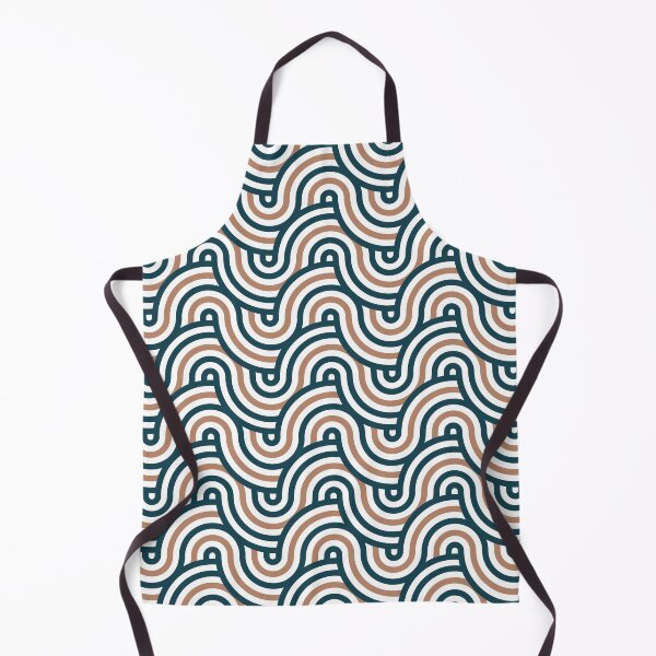 Item preview, Horizontal Waves Pattern – Retro 70s designed and sold by RoguePatterns.
