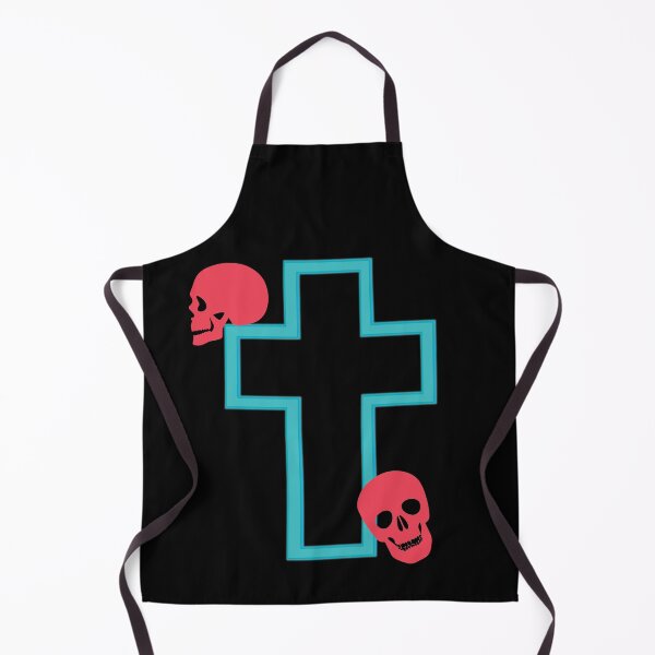 Item preview, NEON GRAVEYARD CROSS HALLOWEEN designed and sold by Dwarf-Monkey.