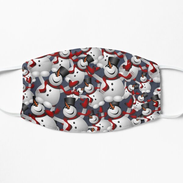 Winter Snowman Christmas Pattern Mask