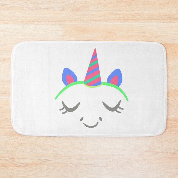 Item preview, Unicorn Large Face Eyelashes Graphic Cute Animal Fantasy Magical Halloween Birthday Party designed and sold by gkao.