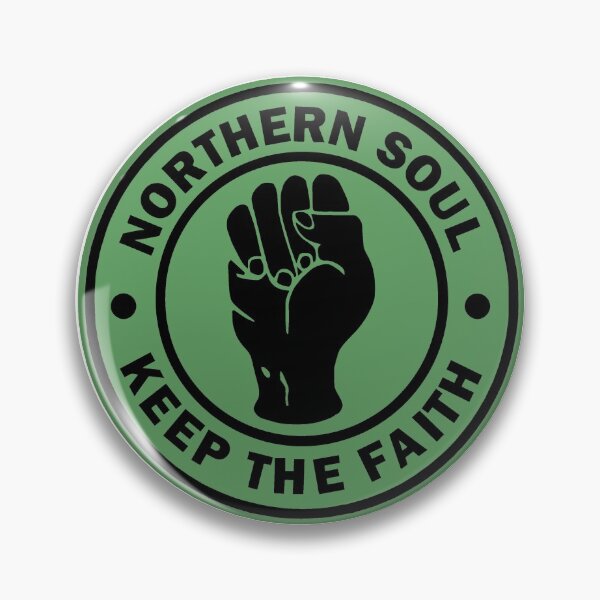 Item preview, Northern Soul Keep The Faith in vintage green designed and sold by fatbanana.