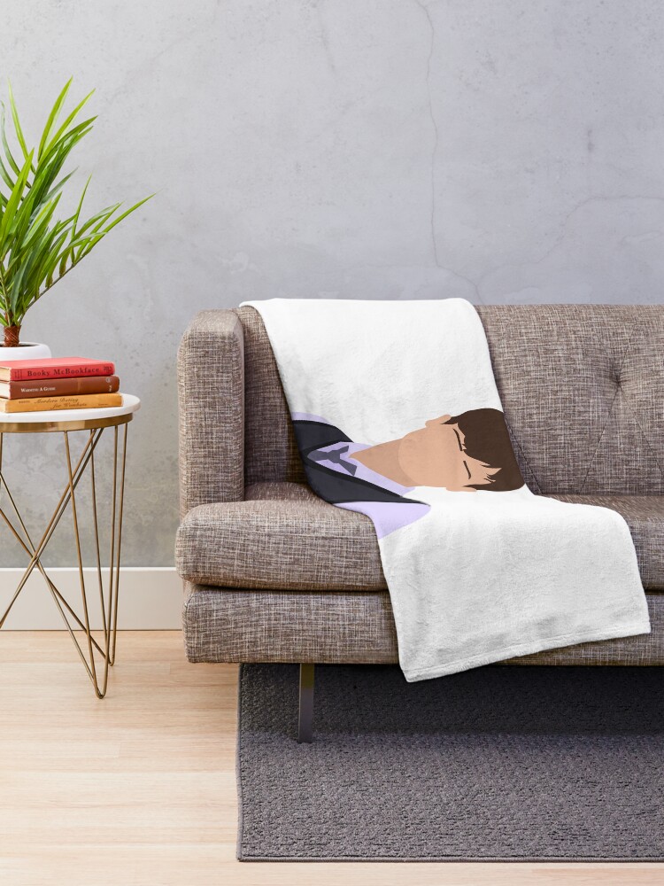 "Spencer Reid Profile" Throw Blanket for Sale by SammyNM Redbubble