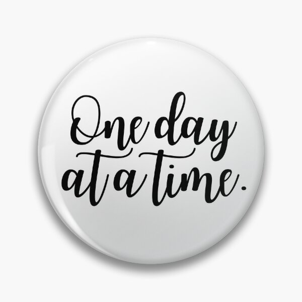 Item preview, One day at a time - Motivational quote designed and sold by KarolinaPaz.