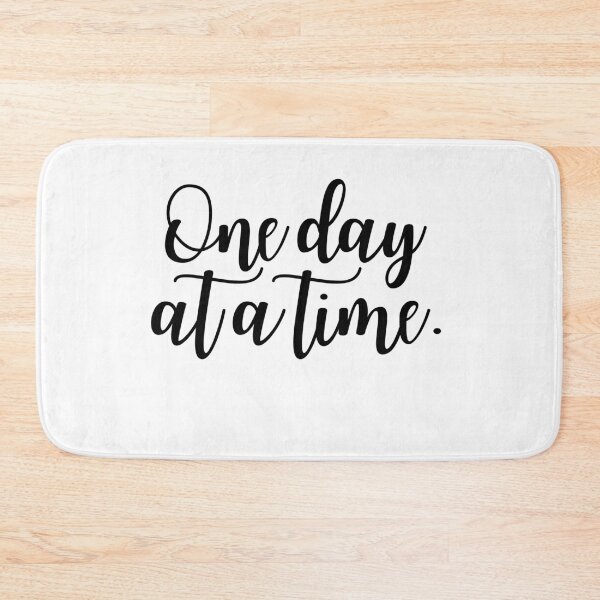 Item preview, One day at a time - Motivational quote designed and sold by KarolinaPaz.