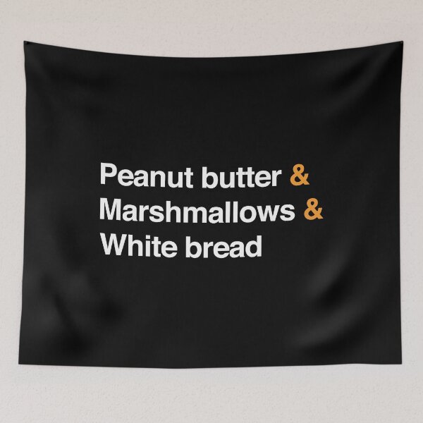 Item preview, Peanut Butter Marshmallows Bread Fluffernutter print designed and sold by jakehughes2015.