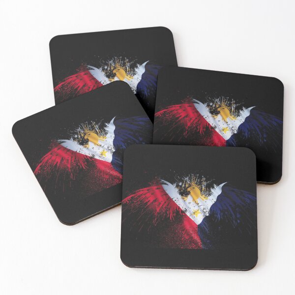 Item preview, Philippines Flag Filipino Flag American Flag Eagle designed and sold by koenluipaard.