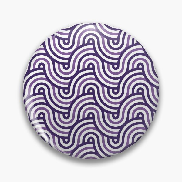 Item preview, Horizontal Waves Pattern – Purple designed and sold by RoguePatterns.