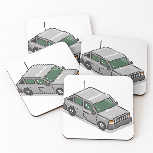 Item preview, Pixel Grey Car ute designed and sold by freedom4life.