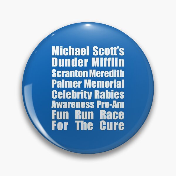 Item preview, Michael Scott's Dunder Mifflin Scranton Meredith Palmer Memorial Celebrity Rabies Awareness Pro-Am Fun Run Race For The Cure - II designed and sold by RocketPunchSC.
