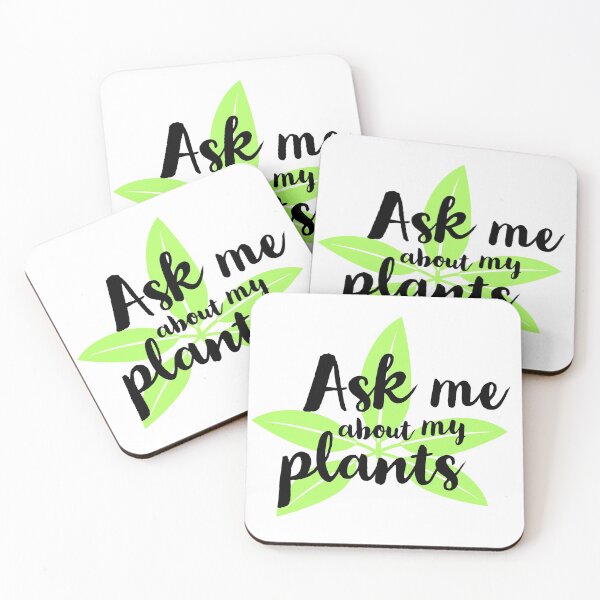 Item preview, ASK ME ABOUT MY PLANTS - HAPPY PERSON - PLANTS  designed and sold by Tropical Blood.