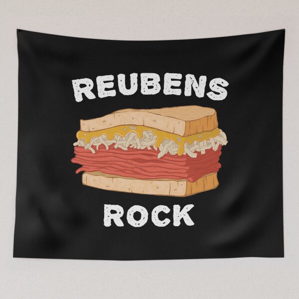 Item preview, Funny Foodie Reubens Rock Sandwich print designed and sold by jakehughes2015.